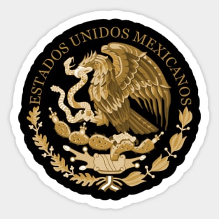 mexico coat of arms Sticker